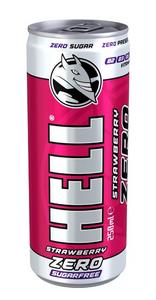 HELL 250ml ZERO STRAWBERRY  - HELL | HELL ENERGY STORE.sk