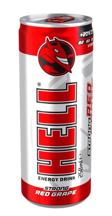 HELL 250ml STRONG RED GRAPE 