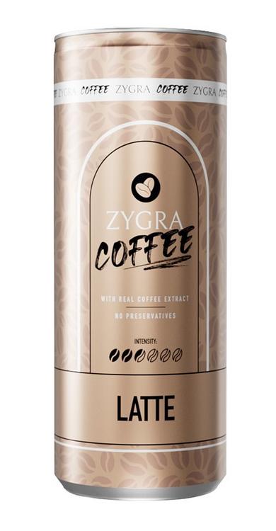 ZYGRA COFFEE LATTE  250ml