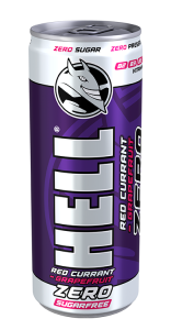 HELL 250ml ZERO RED CURRANT - GRAPEFRUIT - HELL ENERGY Store.sk