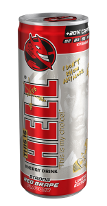 HELL 250ml STRONG RED GRAPE  - 250ml | HELL ENERGY STORE.sk