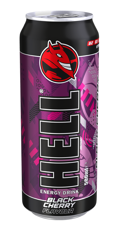 HELL BLACK CHERRY 500ml - HELL | HELL ENERGY STORE.sk